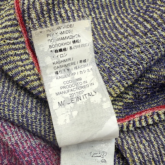 Vivienne Westwood 2017 Crazy Assymetrical Multi Colored Cardigan - Picture 8 of 10